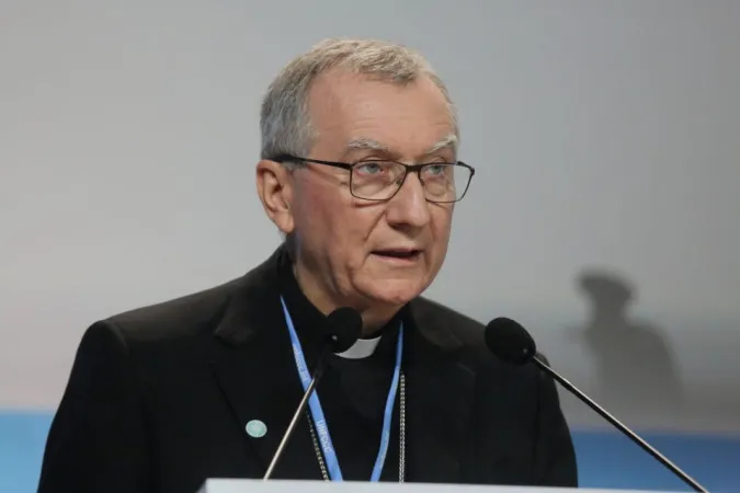 Il Cardinale Parolin durante l'incontro Cop24 a Katowice, in Polonia. | Conferenza Episcopale Polacca