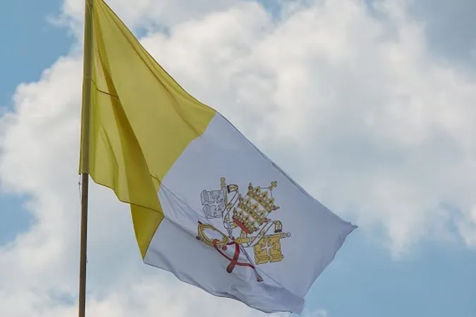 Bandiera della Santa Sede | Bandiera della Santa Sede | Andreas Dueren / CNA