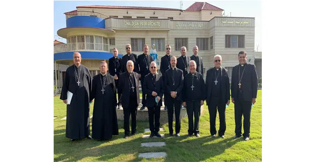 I vescovi di Iraq | I vescovi di Iraq al termine della loro riunione l'11 dicembre | Saint Adday