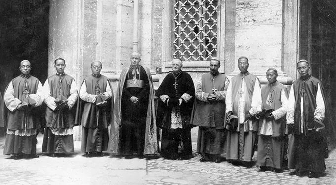Concilio di Shanghai | Una immagine del Primo Concilio Plenario Cinese a Shanghai, 1924 | da Asia News
