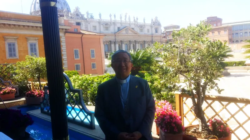Il vescovo Kim in visita presso la Santa Sede | AG / ACI Stampa