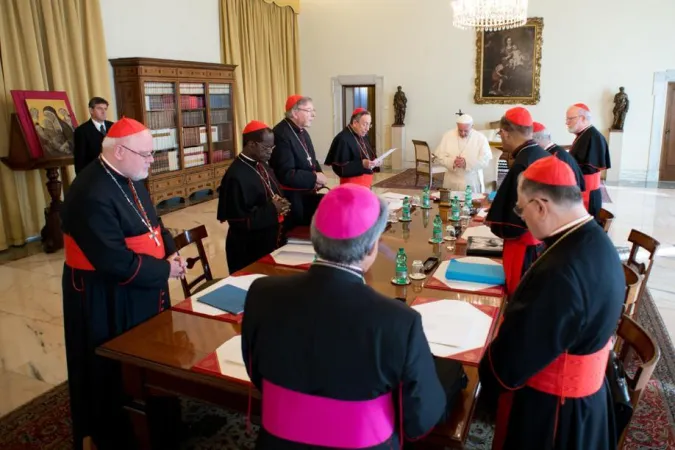 Una riunione del Consiglio dei Cardinali con Papa Francesco | L'Osservatore Romano / ACI Group