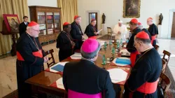 Una riunione del Consiglio dei Cardinali con Papa Francesco / L'Osservatore Romano / ACI Group