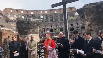 La Via Crucis al Colosseo del Circolo di San Pietro