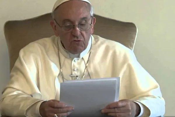 Papa Francesco, videomessaggio / CTV da Radio Vaticana