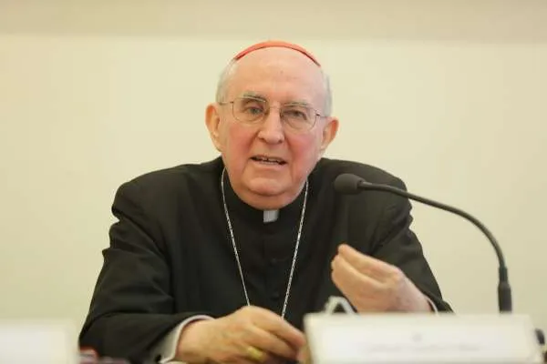 Il Cardinale Agostino Vallini, Vicario Generale di Sua Santità per la Diocesi di Roma |  | Daniel Ibanez/CNA