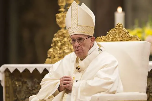 Il Papa durante la Messa per Vita consacrata il 2 febbraio 2019 |  | Marina Testino/CNA