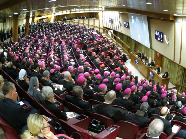 Una riunione sinodale durante il pontificato di Benedetto XVI |  | David Kerr CNA