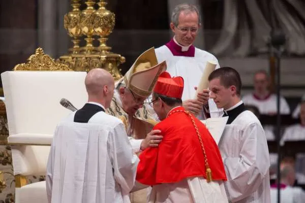 Papa Francesco durante un concistoro |  | Daniel Ibanez CNA