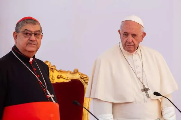 Il Cardinale Sepe con Papa Francesco  |  | Daniel Ibanez CNA