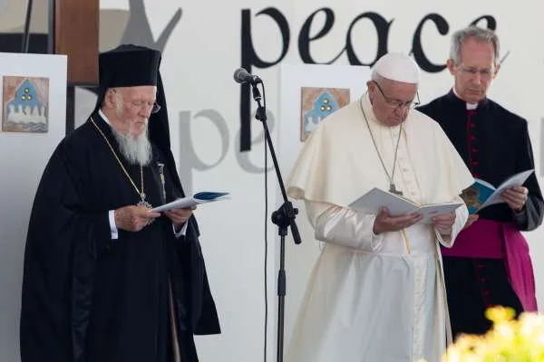 Papa Francesco e il Patriarca Bartolomeo a Bari |  | Daniel Ibanez CNA