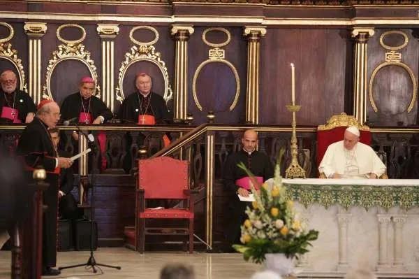 Il Cardinale Ortega con il Papa |  | Eduardo Berdejo/CNA