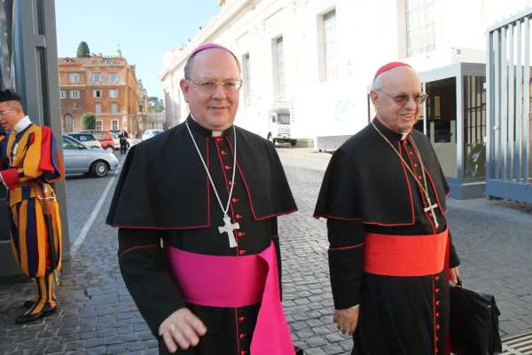 Il Cardinale Baldisseri e Monsignor Fabene, Segretario e Sottosegretario del Sinodo dei Vescovi |  | Bohumil Petrik CNA