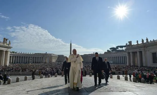 Papa Francesco durante un'Udienza Generale |  | L'Osservatore Romano, ACI Group