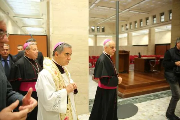 L'Arcivescovo Becciu |  | Daniel Ibanez/CNA