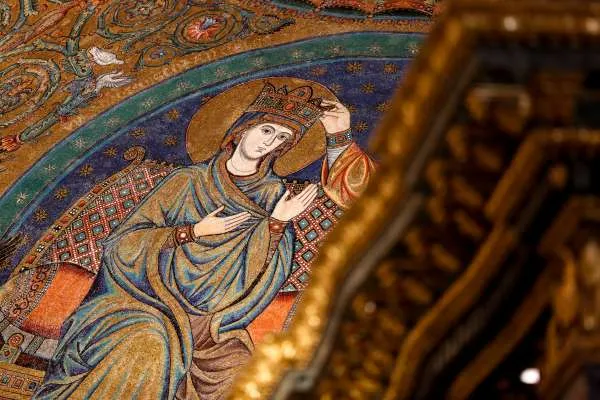 Un dettaglio dell' abside di Santa Maria Maggiore  |  | Daniel Ibanez/ CNA