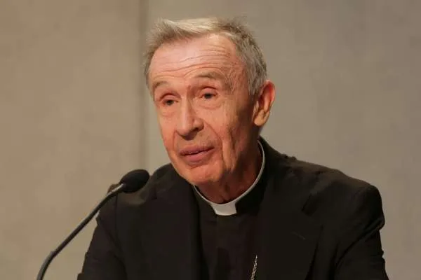 Il Cardinale Luis Francisco Ladaria Ferrer, Prefetto della Congregazione per la Dottrina della Fede |  | Daniel Ibanez CNA