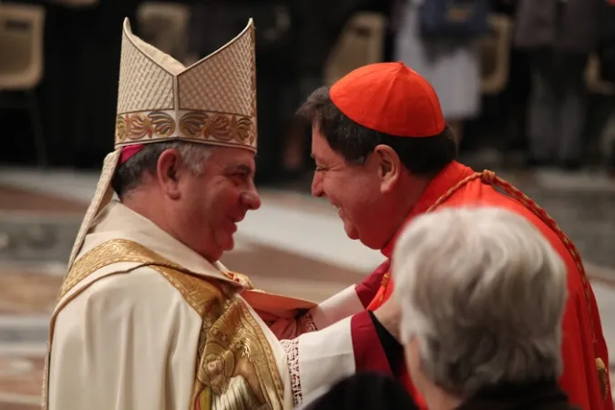 Mons. Carballo, OFM e il cardinale Braz de Aviz |  | Alexey Gotovsky/CNA