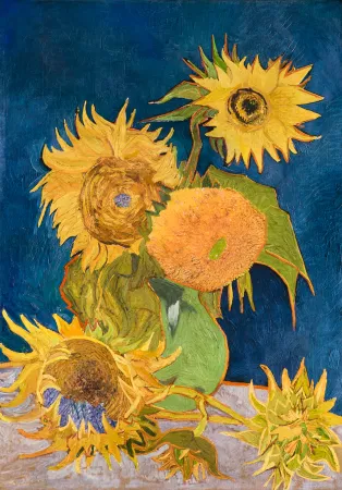 I cinque girasoli perduti di Van Gogh Il “Vaso con cinque girasoli”, secondo di una serie di sette, dipinta nel 1888 distrutta in Giappone dai bombard |  | www.illegio.it