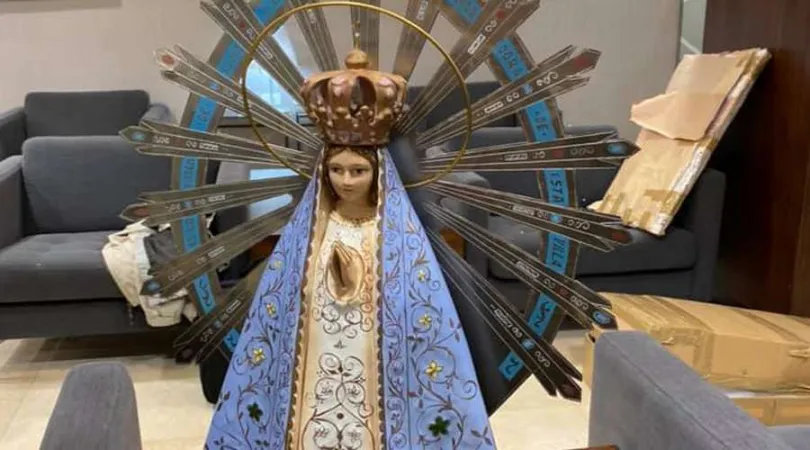 Vergine di Lujan | La statua della Vergine di Lujan restituita all'Argentina | Episcopato Castrense di Argentina