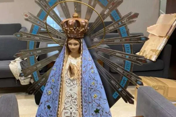 La statua della Vergine di Lujan restituita all'Argentina / Episcopato Castrense di Argentina