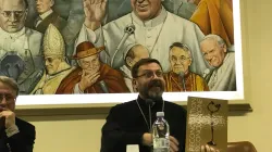 L'arcivescovo maggiore Sviatoslav Shevchuk presenta il Premio Riconciliazione a Radio Vaticana / AA / ACI Stampa 