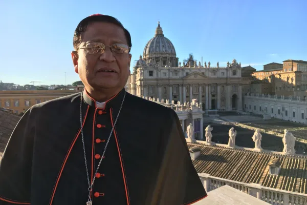 Il Cardinale Charles Maung Bo, arcivescovo di Yangon, a Roma alla vigilia del viaggio di Papa Francesco in Myanmar / Daniel Ibanez / ACI Group