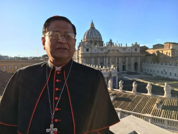 Cardinale Charles Bo | Il Cardinale Charles Bo, arcivescovo di Yangon (Myanmar) | Daniel Ibanez / ACI Group
