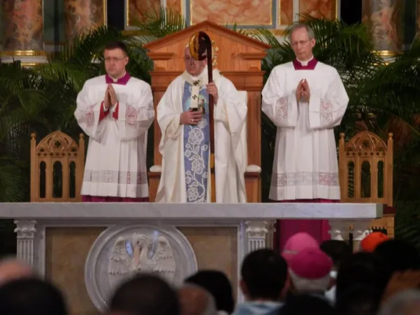Papa Francesco a Panama | Papa Francesco nella Cattedrale di Santa Maria La Antigua, Panama, 26 gennaio 2019 | Pool VAMP