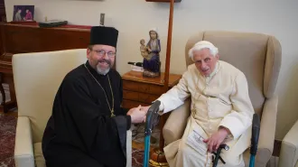 Benedetto XVI riceve l’arcivescovo maggiore Sviatoslav Shevchuk