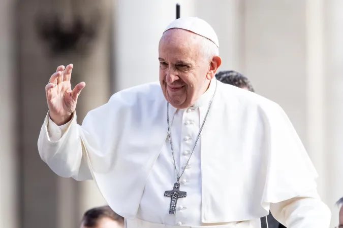 Papa Francesco, udienza generale | Papa Francesco durante l'udienza generale dell'1 maggio 2019 | Daniel Ibanez / ACI Group