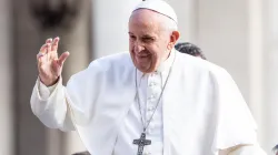 Papa Francesco durante l'udienza generale dell'1 maggio 2019 / Daniel Ibanez / ACI Group