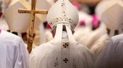 Papa Francesco durante la Messa per la Caritas Internationalis, Basilica Vaticana 23 maggio 2019
 / Daniel Ibanez / ACI Group