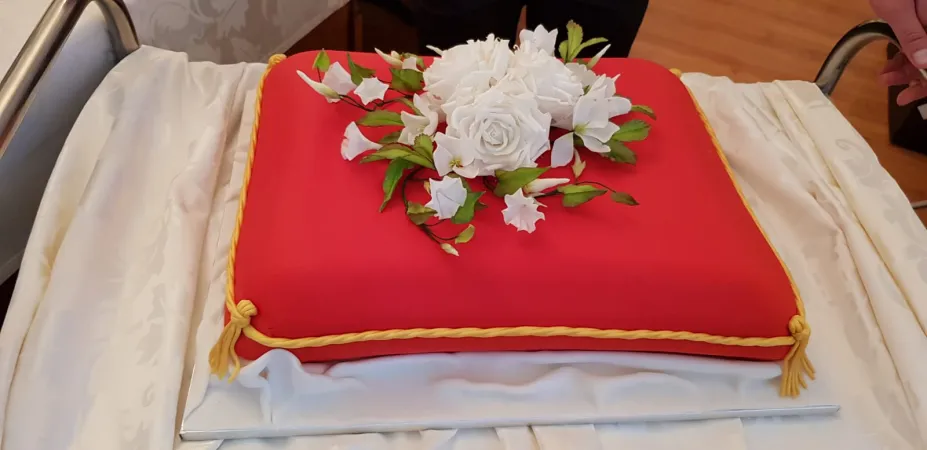 La torta preparata per Papa Francesco a Blaj | per gentile concessione 