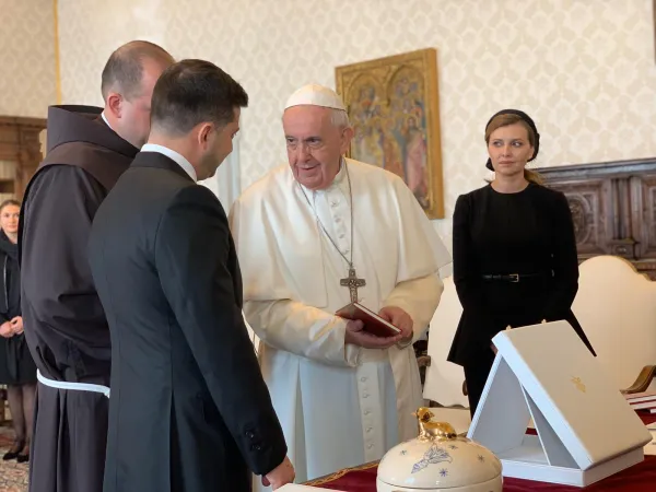 Papa Francesco incontra il presidente Zelensky, Palazzo Apostolico Vaticano, 8 febbraio 2020 | AIGAV Pool