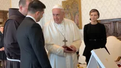 Papa Francesco incontra il presidente Zelensky, Palazzo Apostolico Vaticano, 8 febbraio 2020 / AIGAV Pool