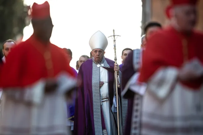 La processione penitenziale all'Aventino presieduta dal Papa  |  | Daniel Ibanez CNA