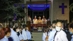 Il Cardinale Parolin celebra Messa nel santuario di Harissa, Libano, 4 settembre 2020 / Padre Charbel Obeid / Patriarcato Maronita