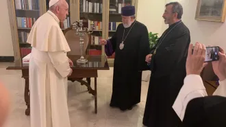 Papa Francesco incontra il Catholicos armeno Karekin II. “Abbiamo pregato per la pace”