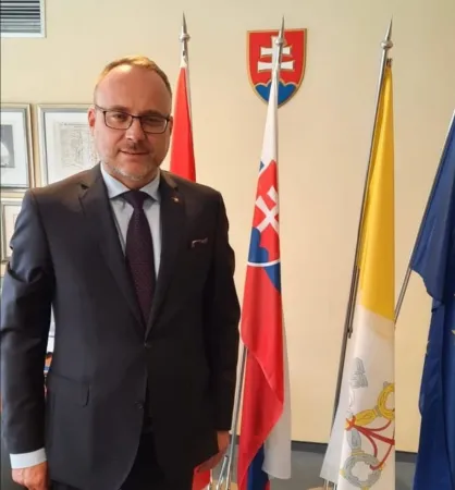 Ambasciatore Marek Lisanski | L'ambasciatore Marek Lisanski, che rappresenta la Slovacchia presso la Santa Sede dal 2018 | Ambasciata di Slovacchia presso la Santa Sede