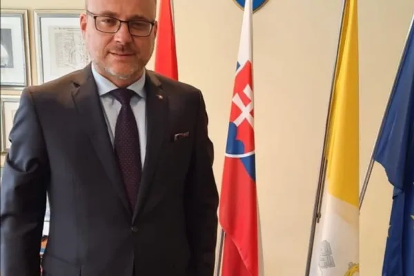 L'ambasciatore Marek Lisanski, che rappresenta la Slovacchia presso la Santa Sede dal 2018 / Ambasciata di Slovacchia presso la Santa Sede
