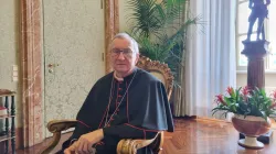 Il Cardinale Pietro Parolin, nella prima loggia del Palazzo Apostolico Vaticano / AG / ACI Group