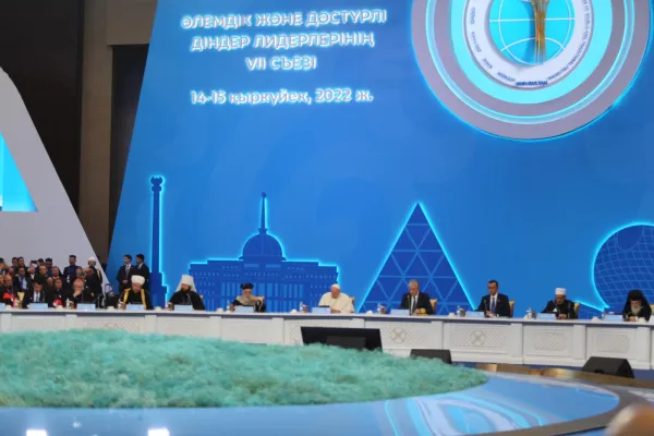 L'apertura del Congresso dei Leader del Mondo e Religioni Tradizionali, Palazzo dell'Indipendenza, Nur Sultan, Kazakhstan, 14 settembre 2022 / Rudolf Gehrig / ACI Group