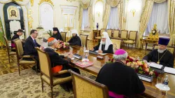 L'incontro tra la delegazione del Cardinale Zuppi e quella del Patriarca Kirill a Mosca, 29 giugno 2023 / Dipartimento Relazioni Esterne del Patriarcato di Mosca