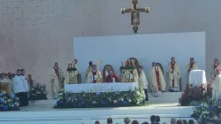 Un momento della beatificazione della famiglia Ulma a Markowa, Polonia, 10 settembre 2023 / AG / ACI Group