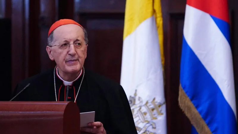 Il Cardinale Stella durante il suo viaggio a Cuba | Vatican News / Twitter