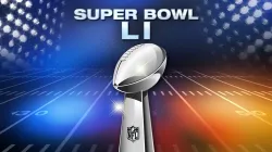 Il logo del 51esimo Superbowl, giocato da New England Patriots e Atlanta Falcons / PD