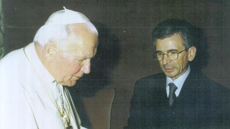 Nerino Cobianchi con Giovanni Paolo II |  | La Provincia Pavese