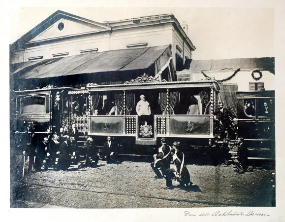 Pio IX sul suo treno | | Centrale Montemartini