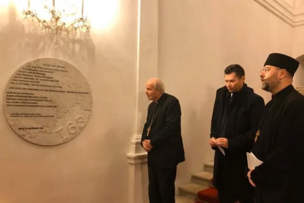 L'inaugurazione di una targa dedicata al Cardinale Innitzer nel palazzo arcivescovile di Vienna, 12 novembre 2019 / da Facebook